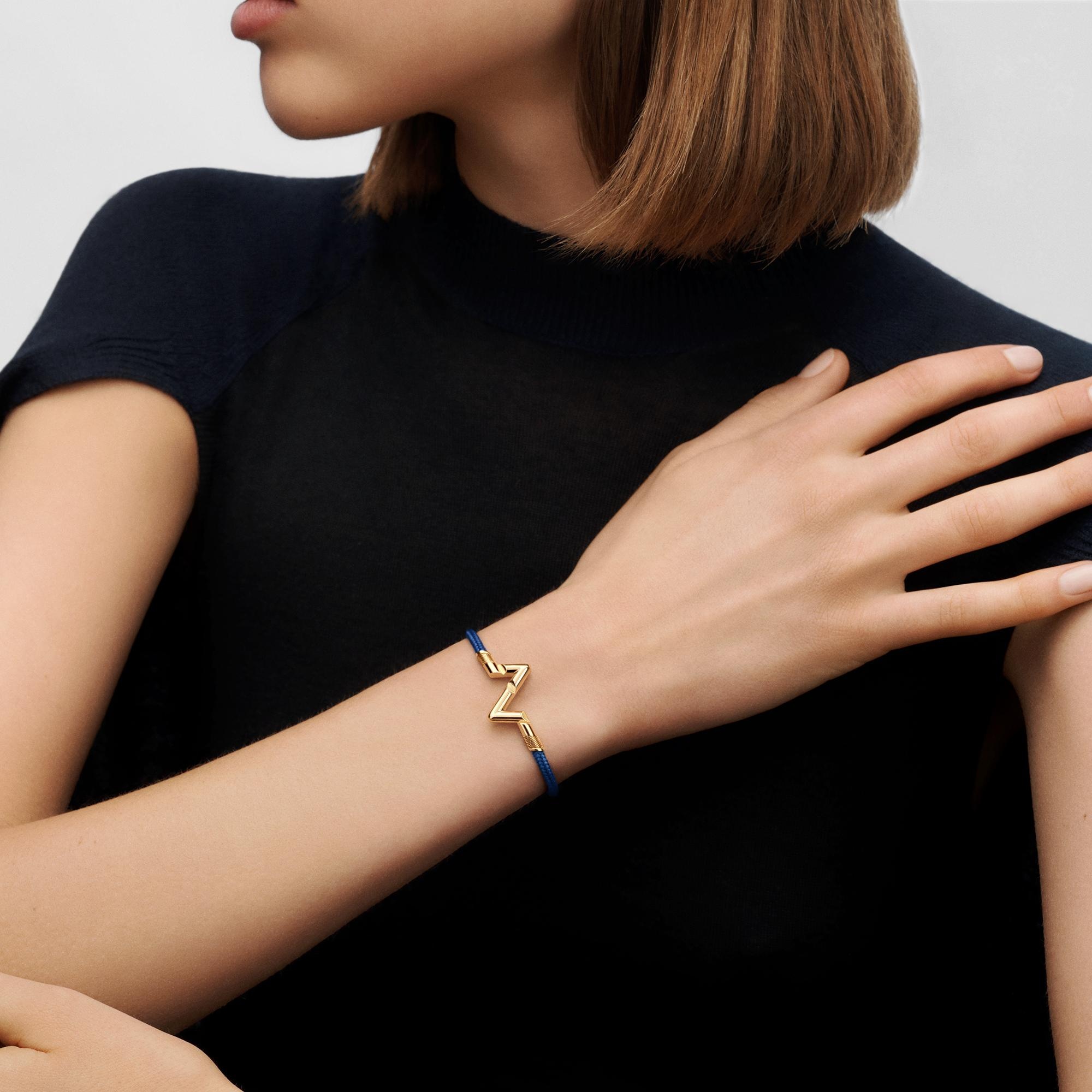 LV Volt Upside Down Play Large Bracelet, Yellow Gold - 2