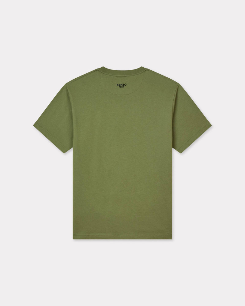 KENZO 'KENZO Pop' embroidered T-shirt with badge effect in cotton outlook