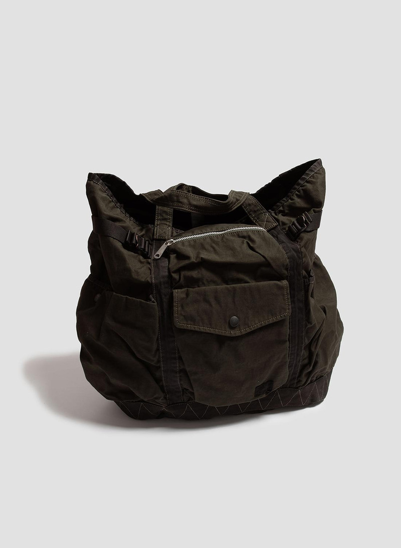 Porter-Yoshida & Co Crag 2Way Rucksack in Khaki 1