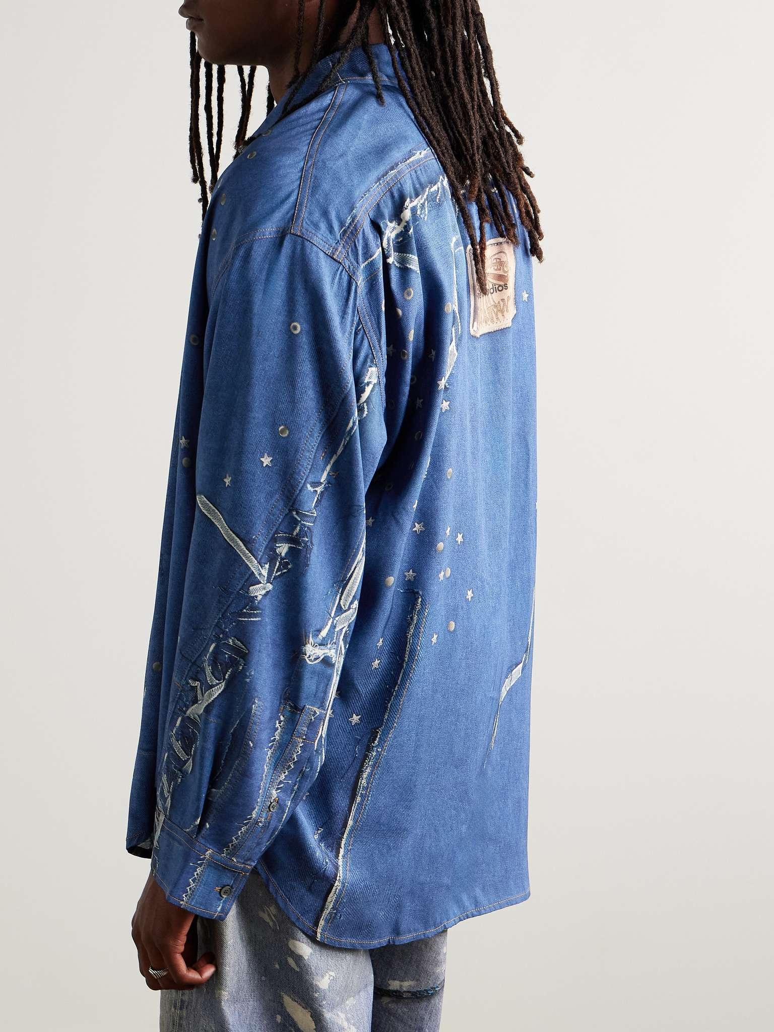 Setar Trompe L'oeil Crepe de Chine Shirt - 3