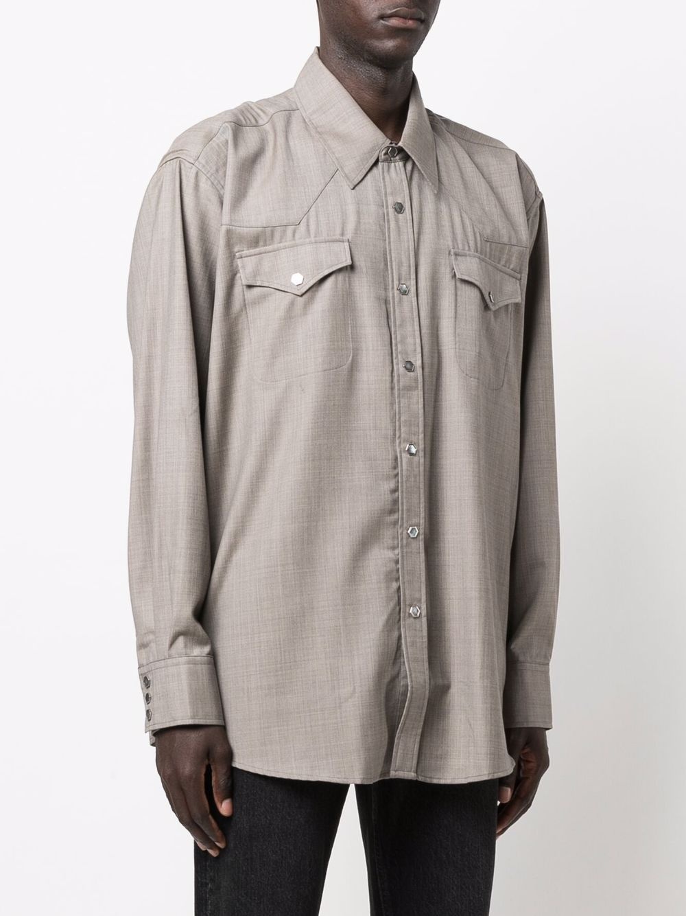 ranch-cut longsleeved shirt - 3