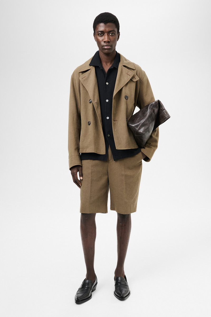 Our Legacy Dispatch Peacoat Tobacco Draping Canvas outlook