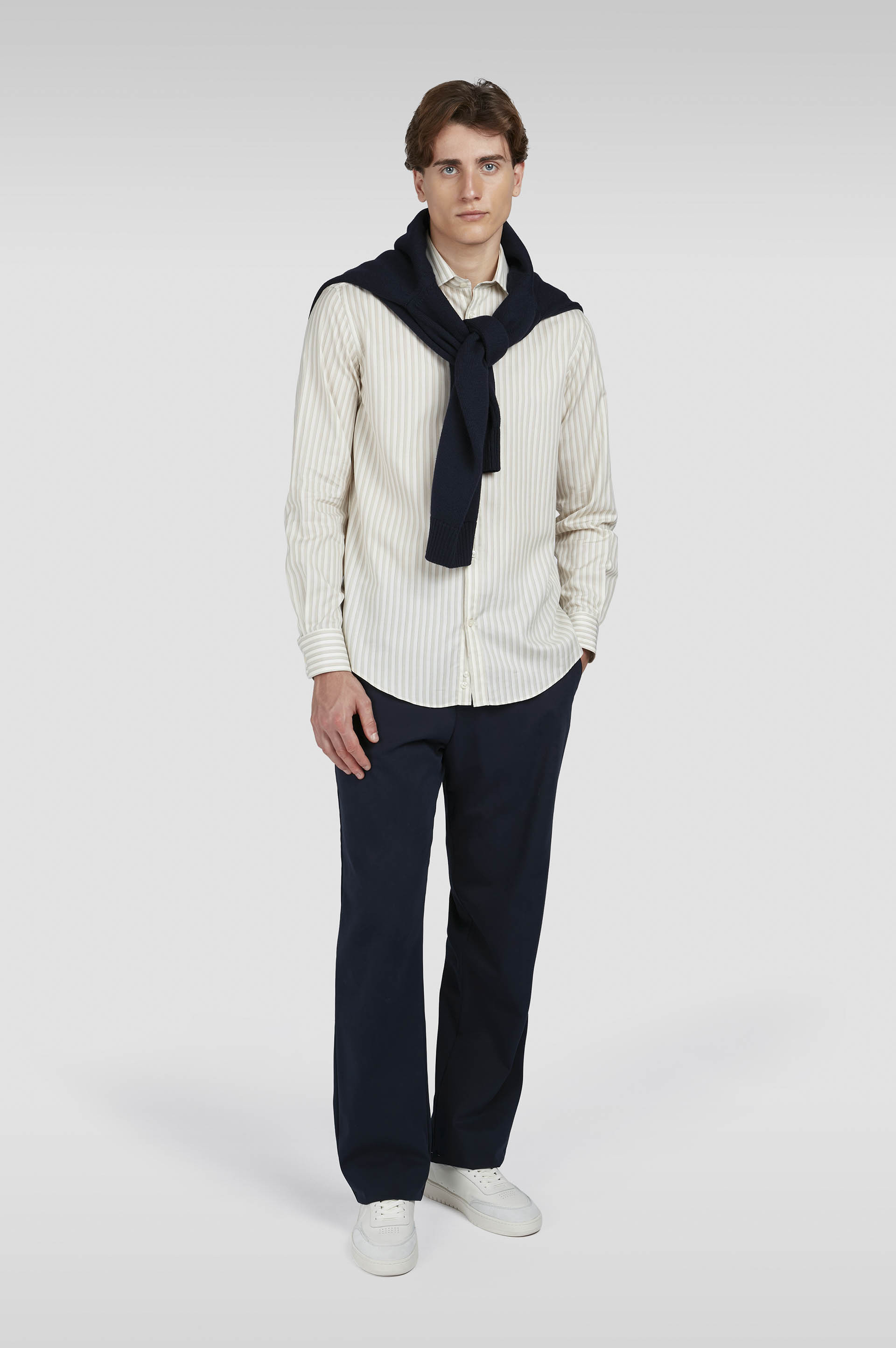 X-SOFT SHIRT WITH STRIPED PATTERN - 2