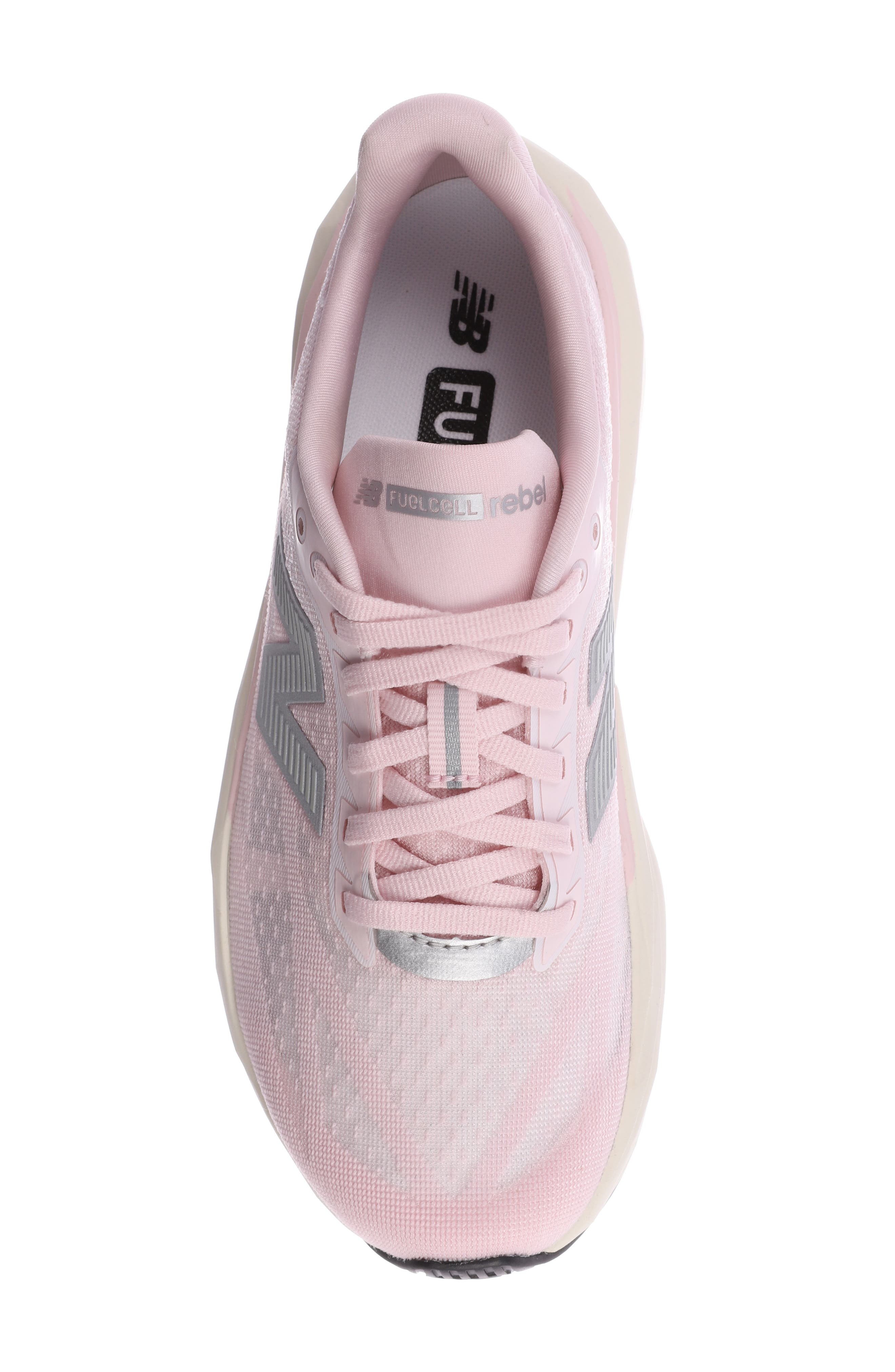 New Balance FuelCell Rebel v5 Running Shoe in Pink Granite/Silver Metallic at Nordstrom - 3