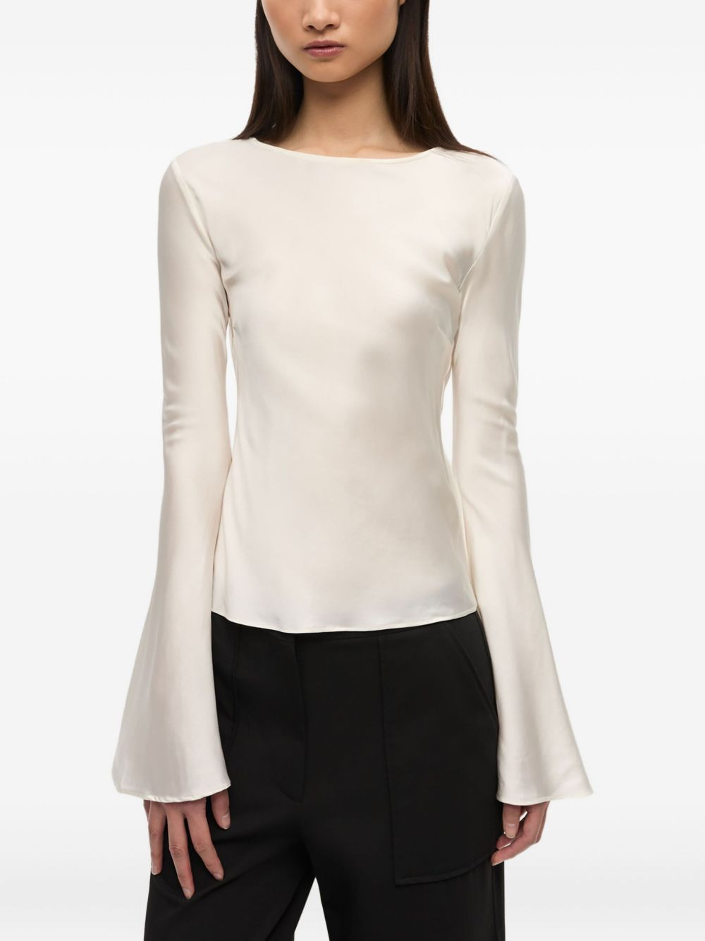 satin blouse - 3