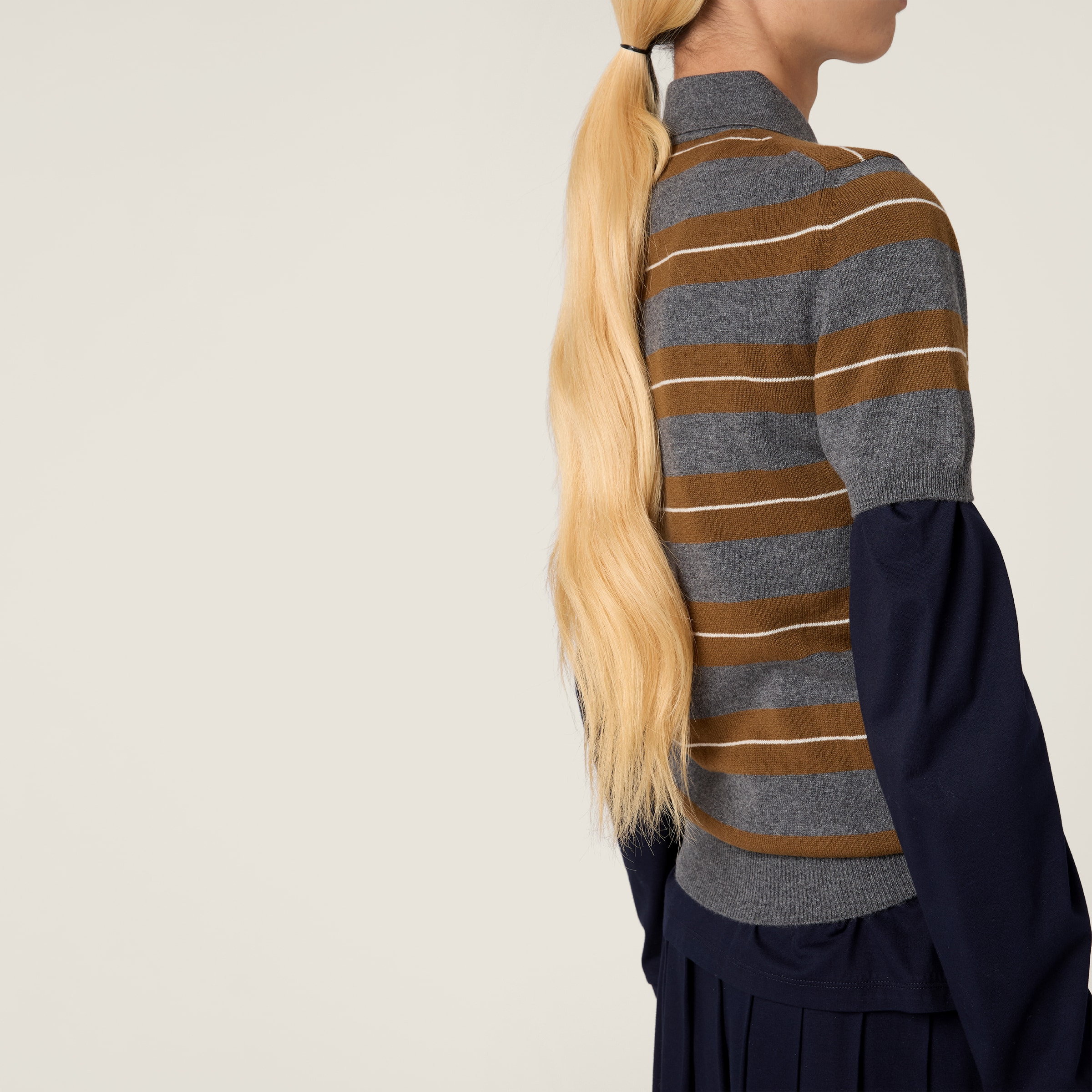 Cashmere polo shirt - 5