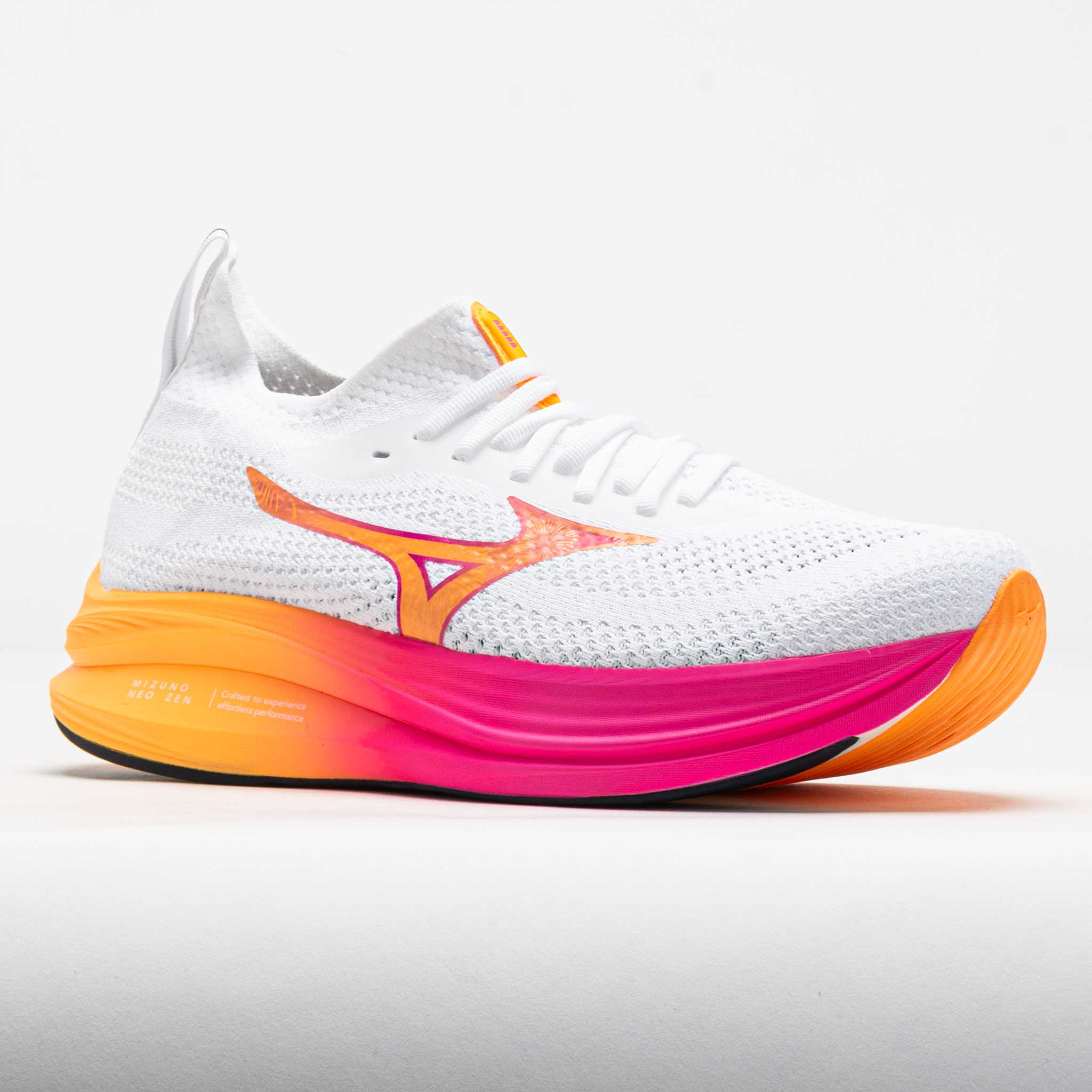 Mizuno Neo Zen Unisex White/Tang Orange - 5