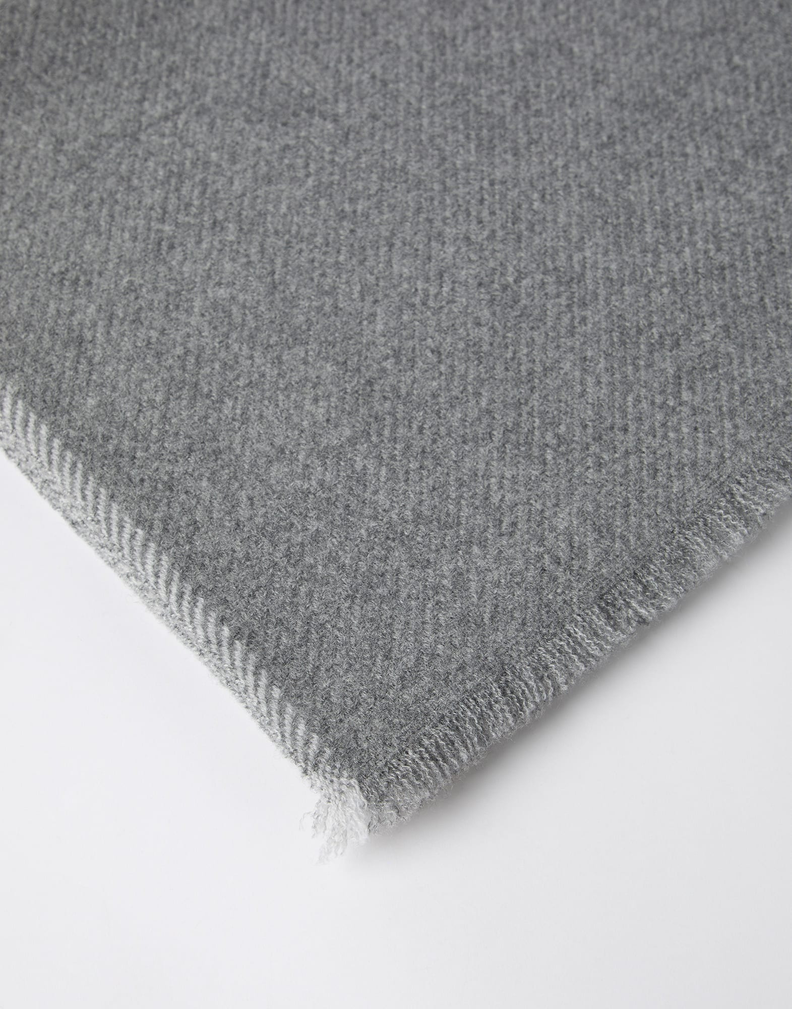 Cashmere diagonal scarf - 2