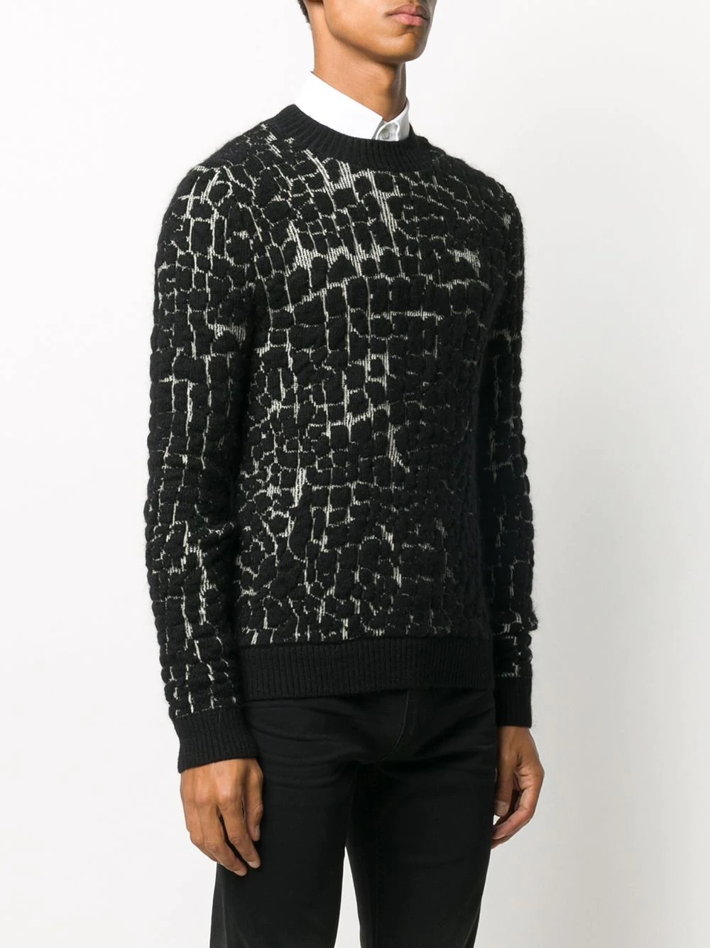 mosaic-effect jumper - 3