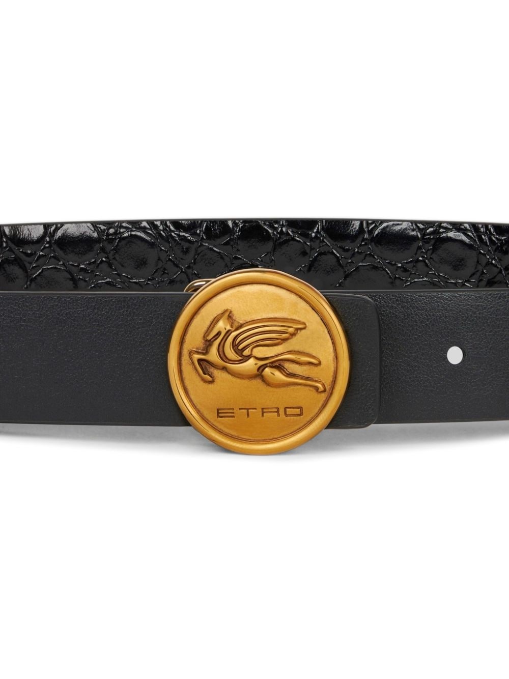 logo buckle belt - 2