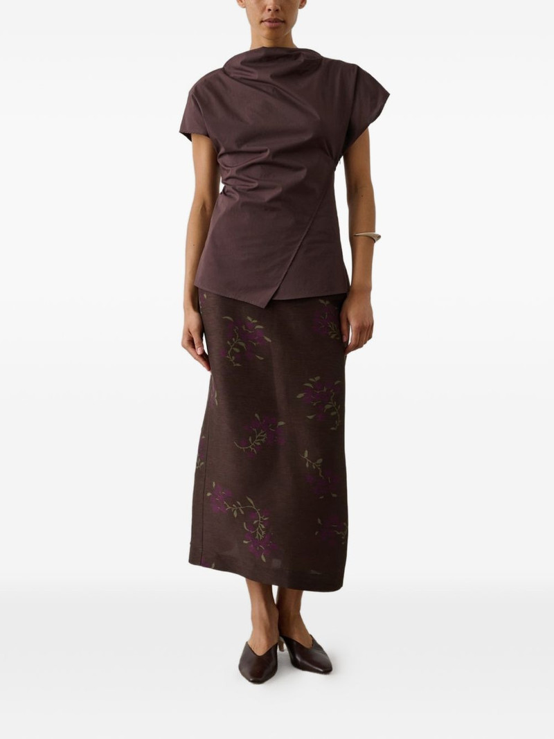 soeur Helia floral-print skirt outlook