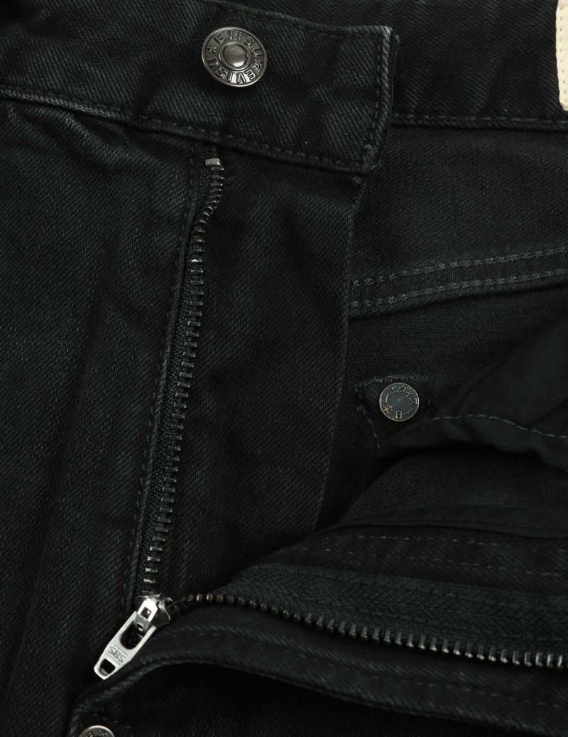 MULTI BADGES AND SEAGULL PRINT LOOSE FIT DENIM JOGGERS 8