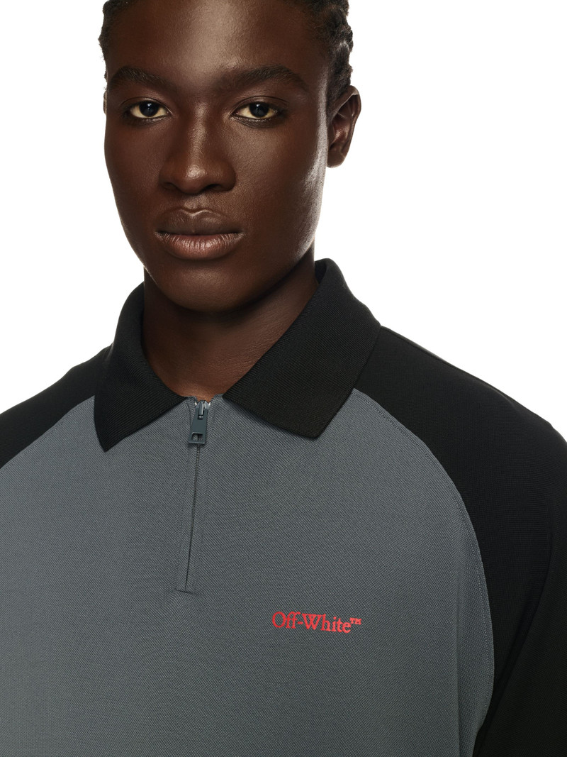 Black/gray Golf Polo Shirt 5