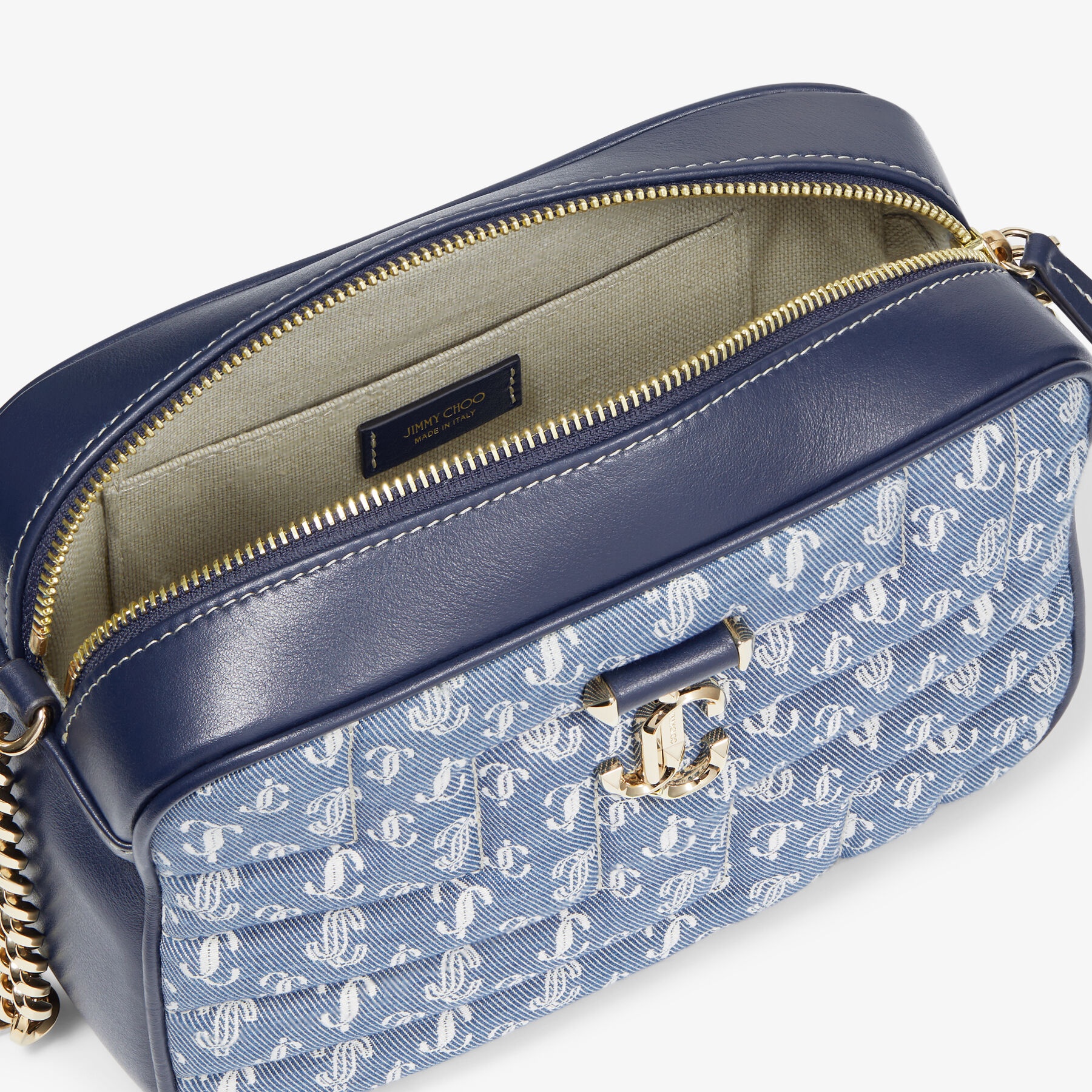 Varenne Camera M
Denim Quilted JC Monogram Camera Bag - 4