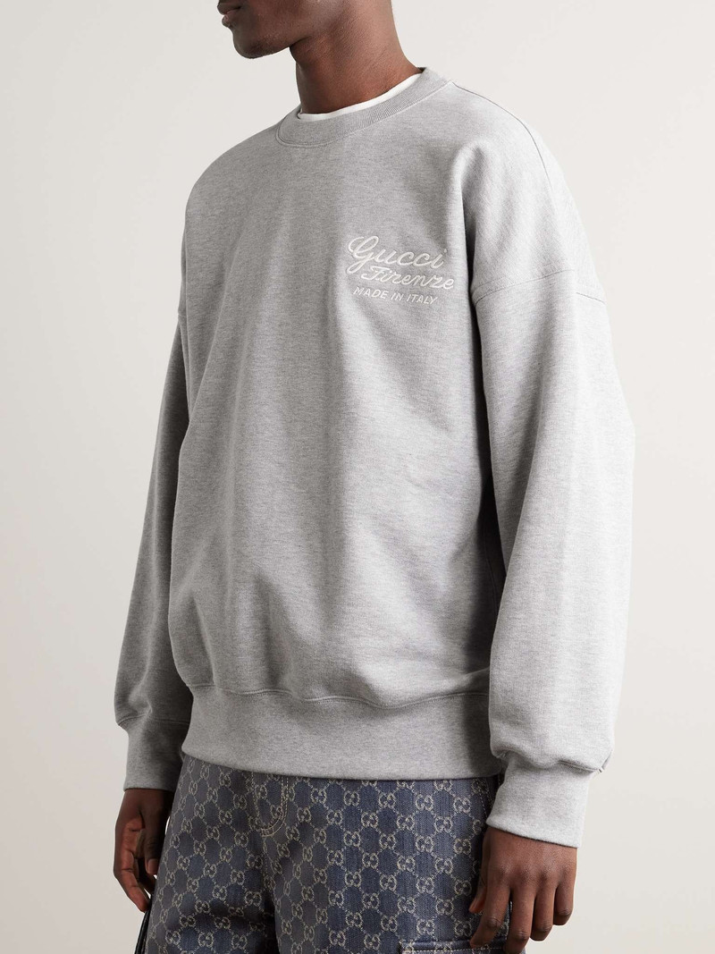 Logo-Embroidered Cotton-Jersey Sweatshirt 3