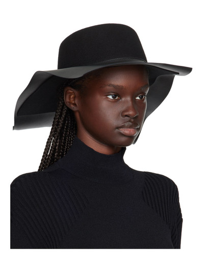 ISSEY MIYAKE Black Square Hat outlook