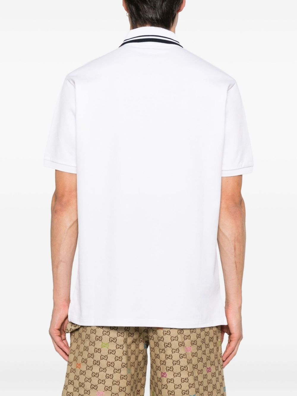 Logo cotton polo shirt - 3