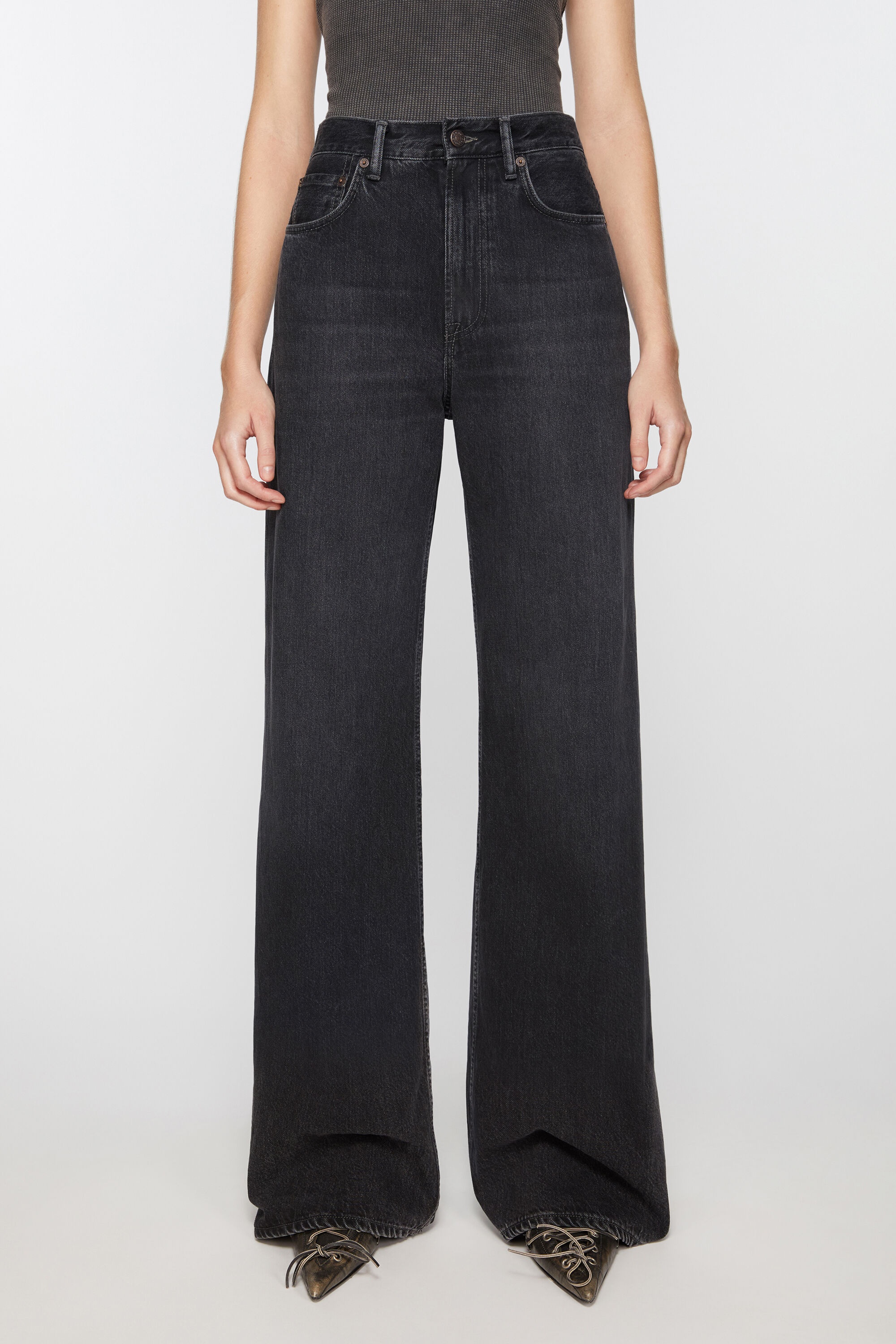 Relaxed fit jeans - 2022F - Black - 2