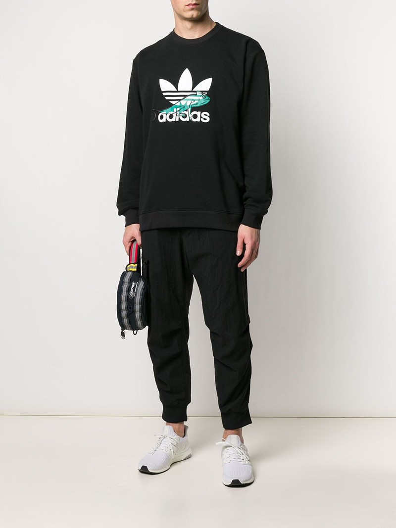 adidas PT3 logo-print sweatshirt outlook
