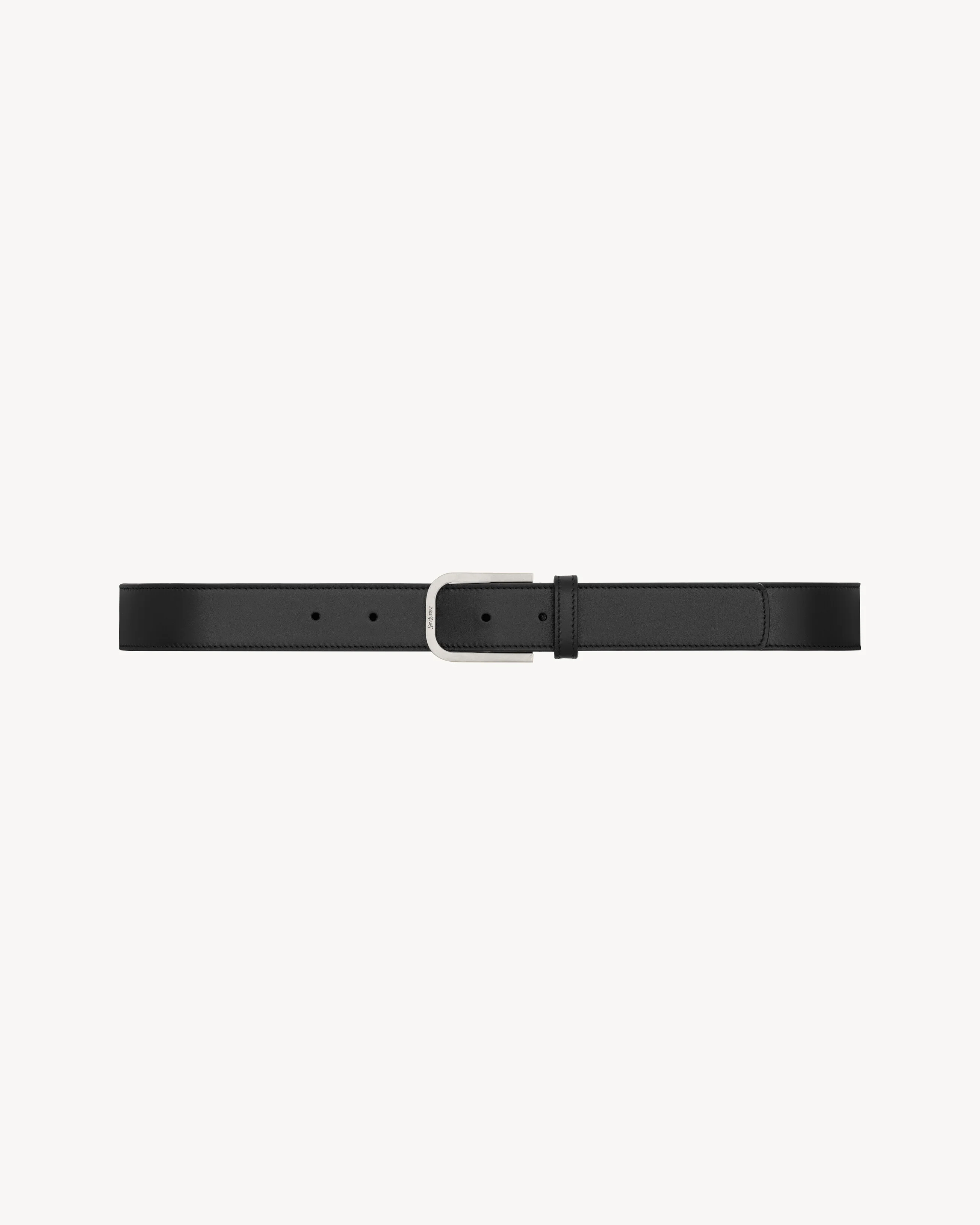 MINIMAL BELT IN SMOOTH LEATHER - 1