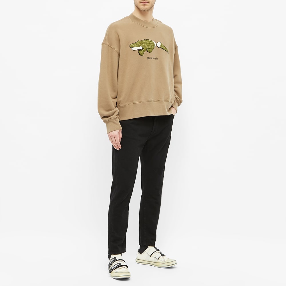 Palm Angels Crocodile Crew Sweat - 7