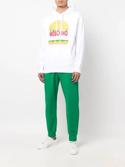 Moschino burger-logo print hoodie outlook