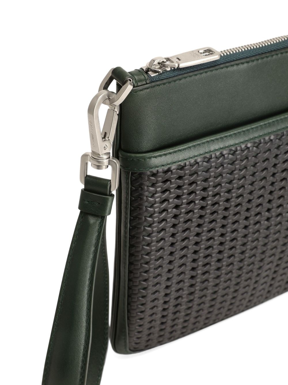 Plongé woven clutch bag - 6