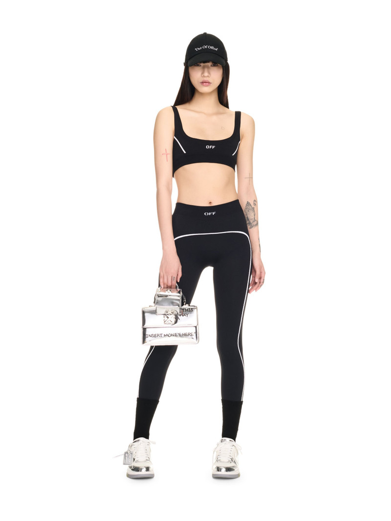 Off-White Black Stamp Seamless Bra outlook