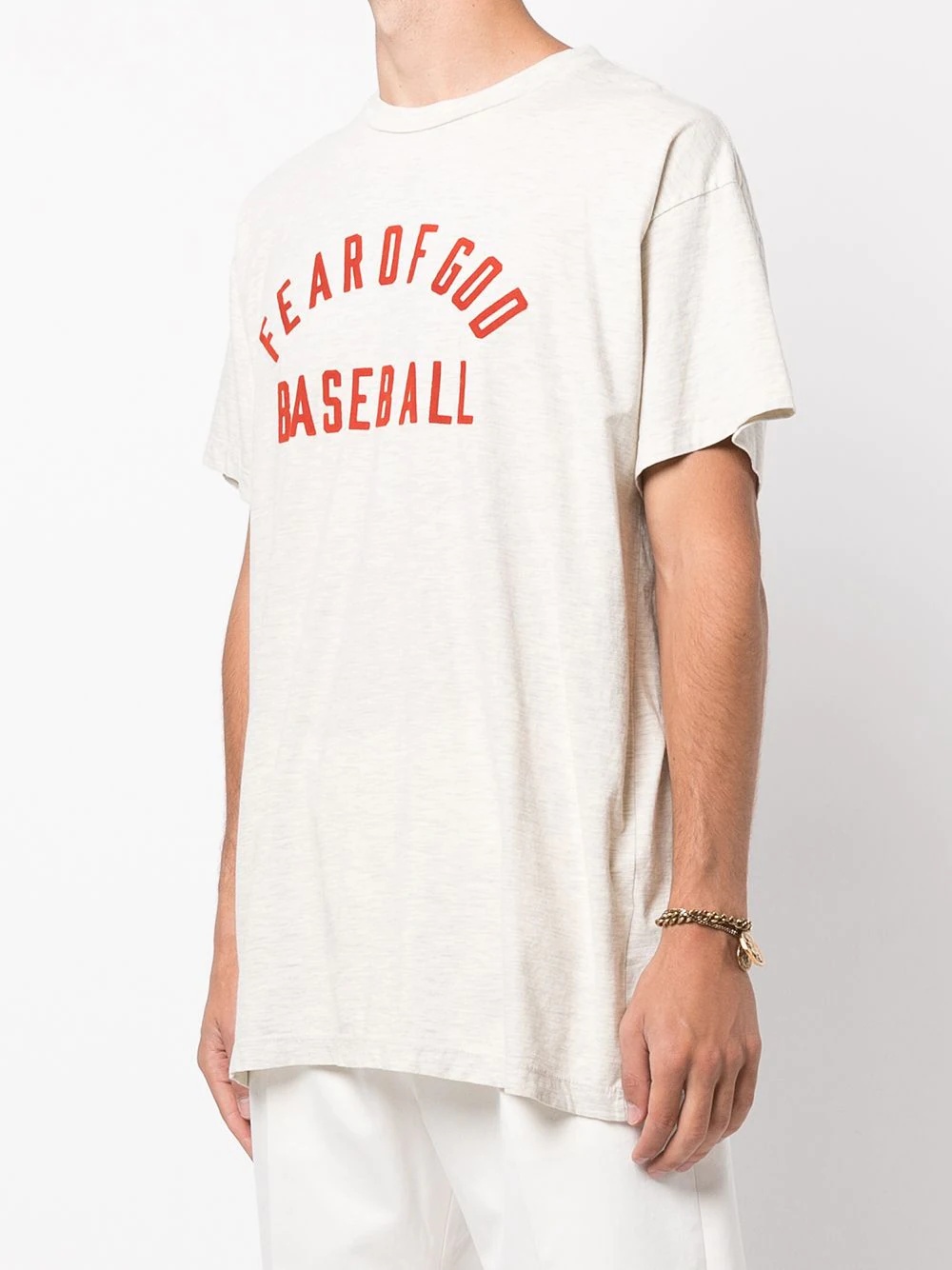 logo-print baseball T-shirt - 3