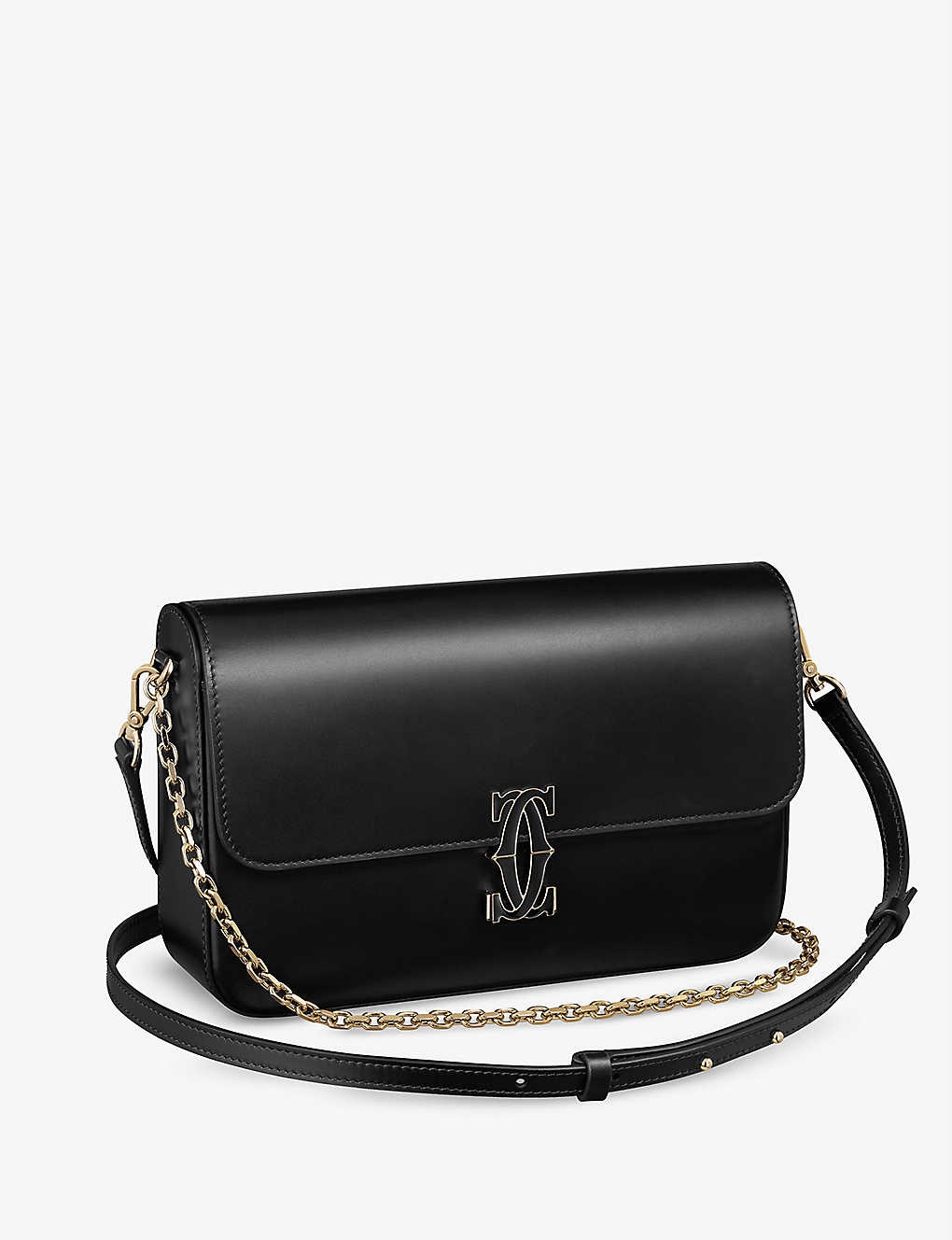 Double C de Cartier small leather cross-body bag - 1