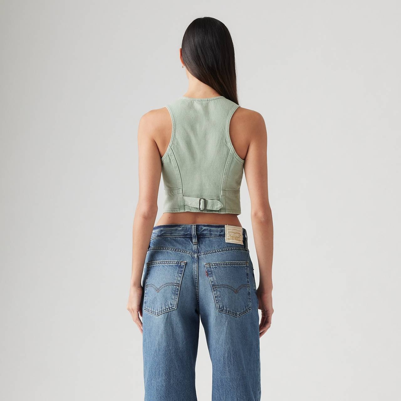 MONA DENIM CORSET TOP - 4