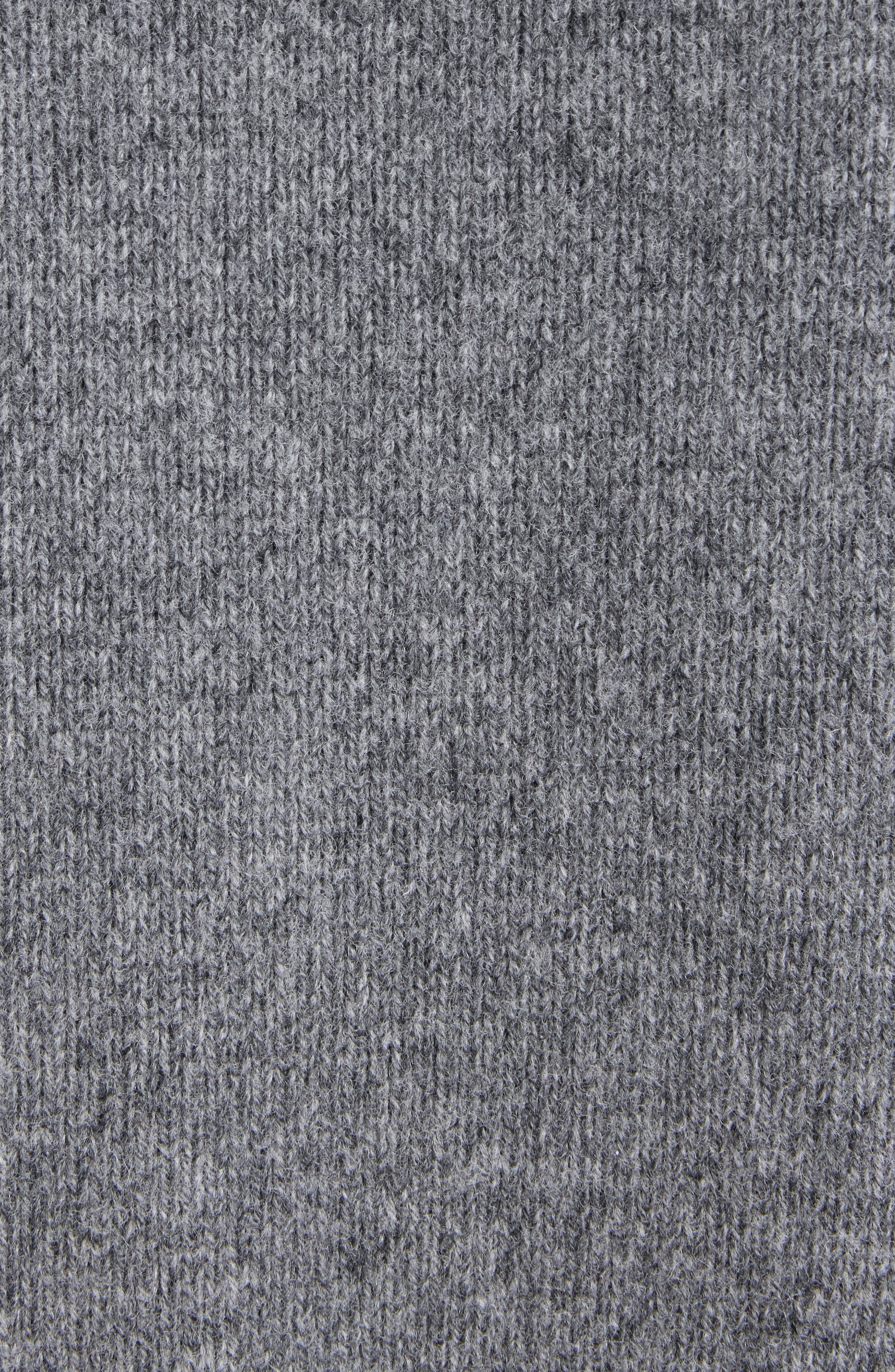 Givenchy Logo Embroidered Wool & Cashmere Cardigan in Slate Blend at Nordstrom - 6