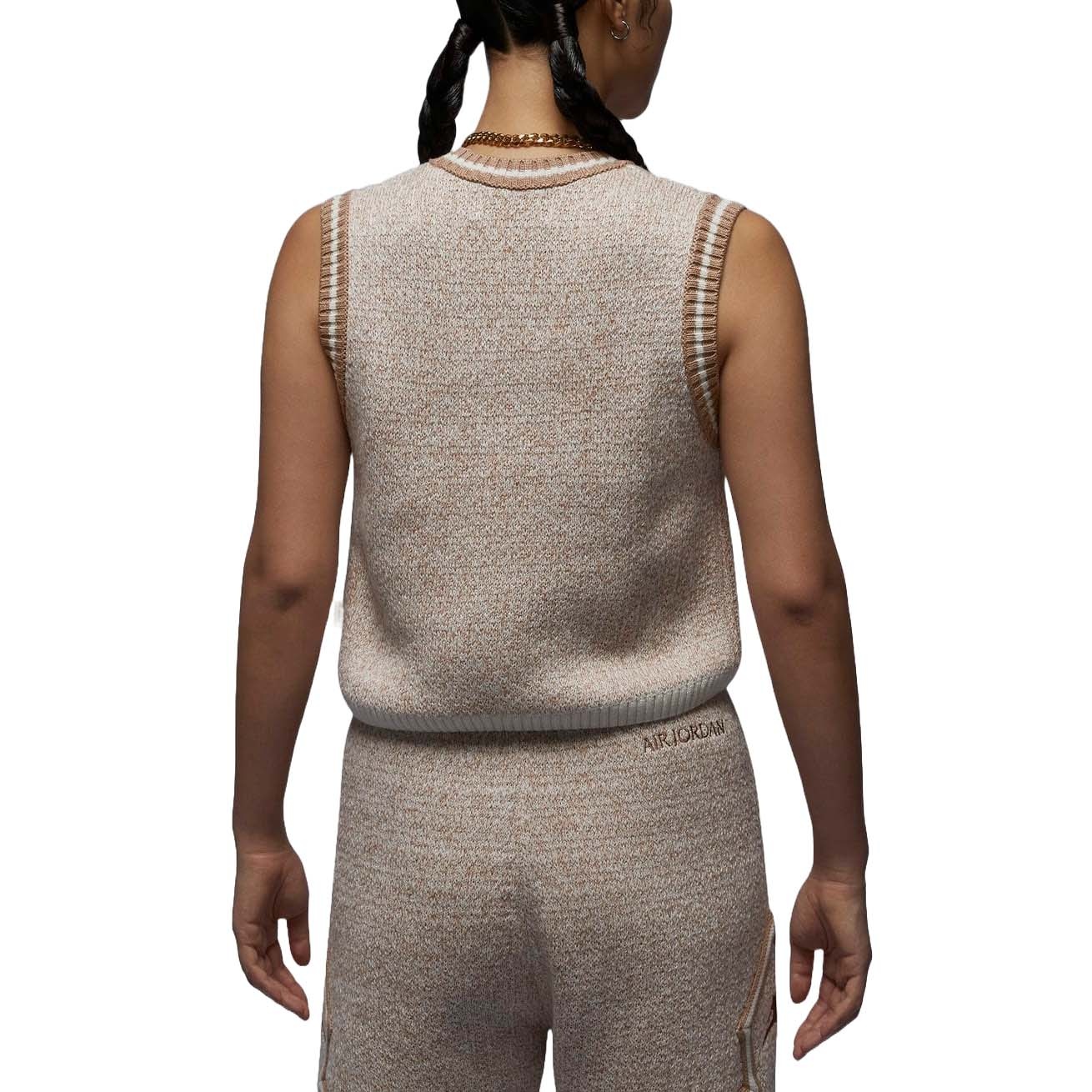 (WMNS) Air Jordan Knit Vest Asia Sizing 'Sail' FV7114-133 - 2