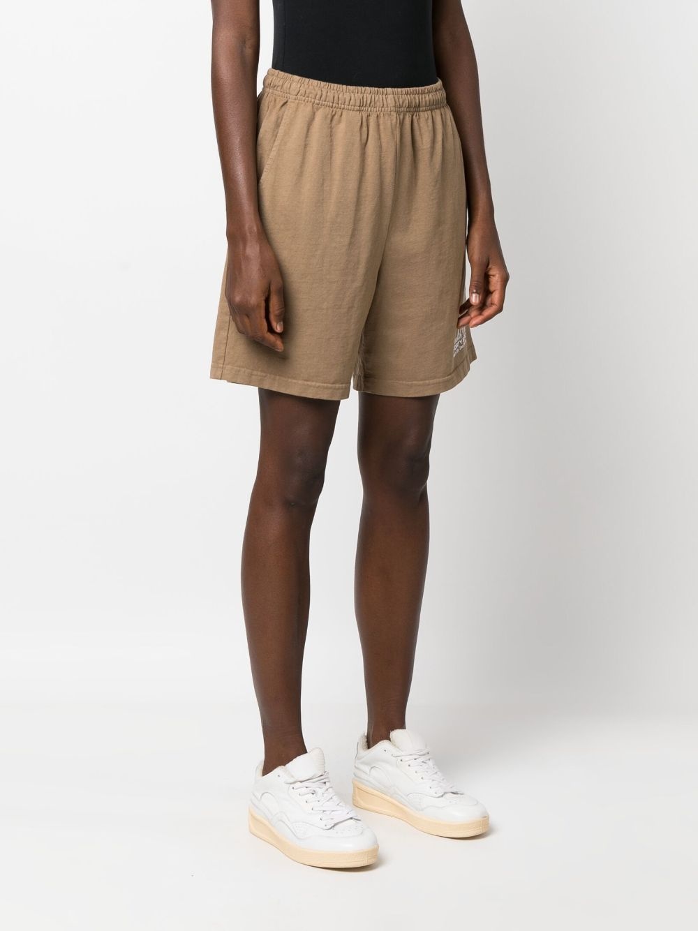 logo-print track shorts - 2