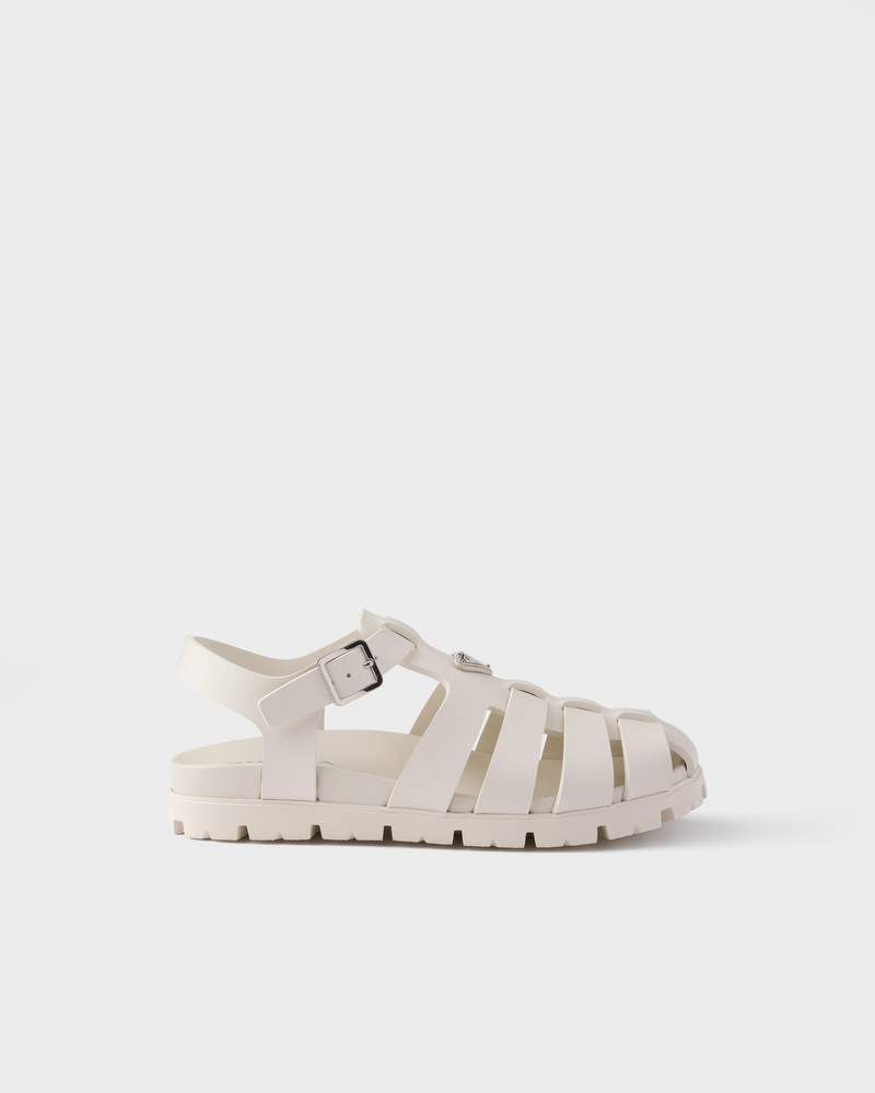 Prada Rubber fisherman sandals outlook