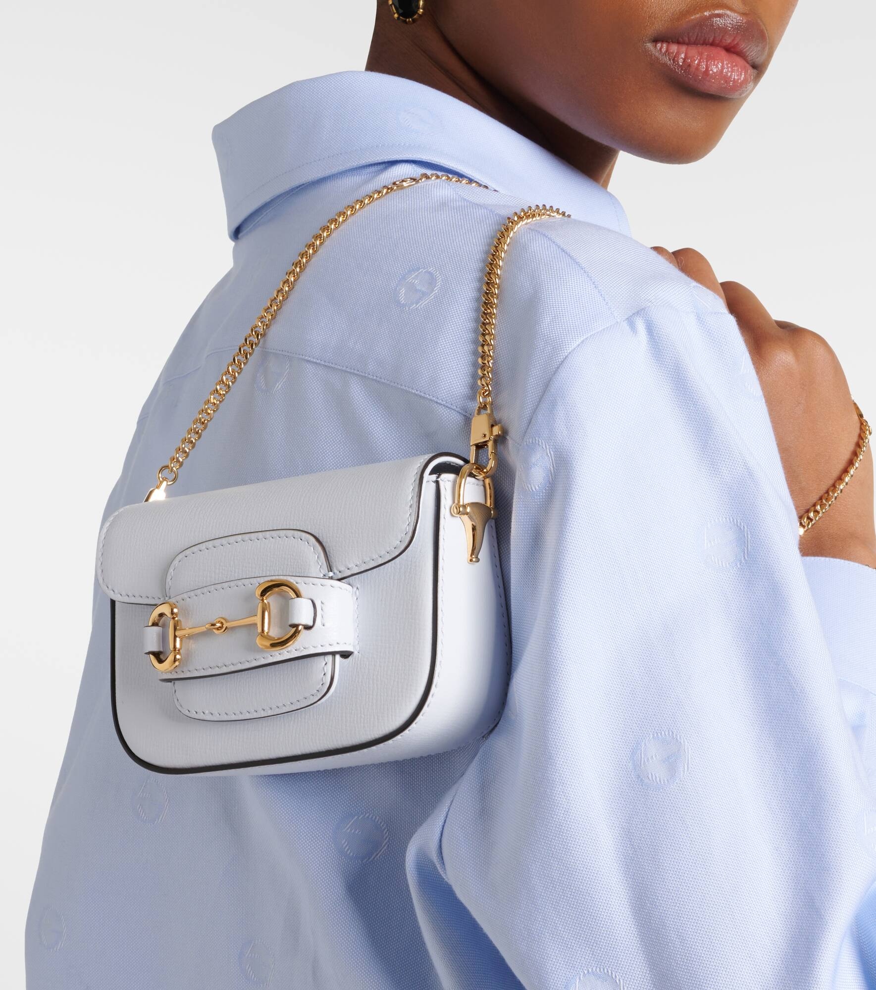 Horsebit 1955 Mini leather crossbody bag - 2