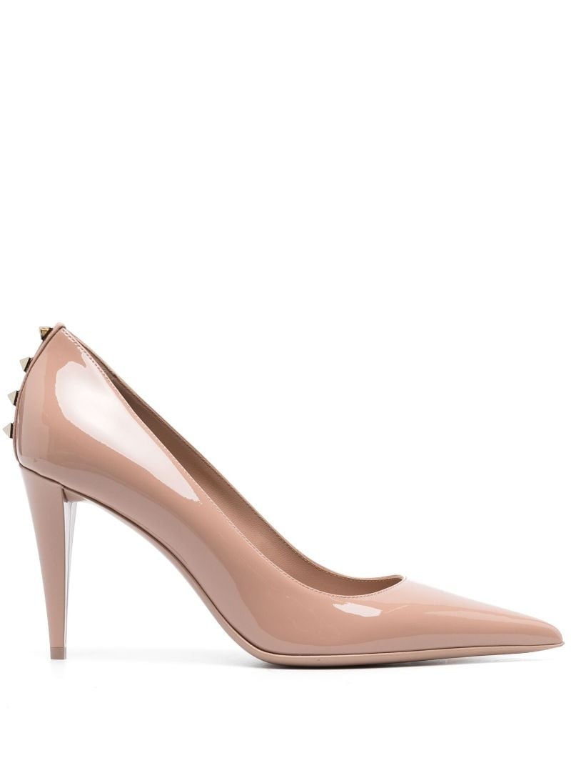 Rockstud pointed-toe pumps - 1