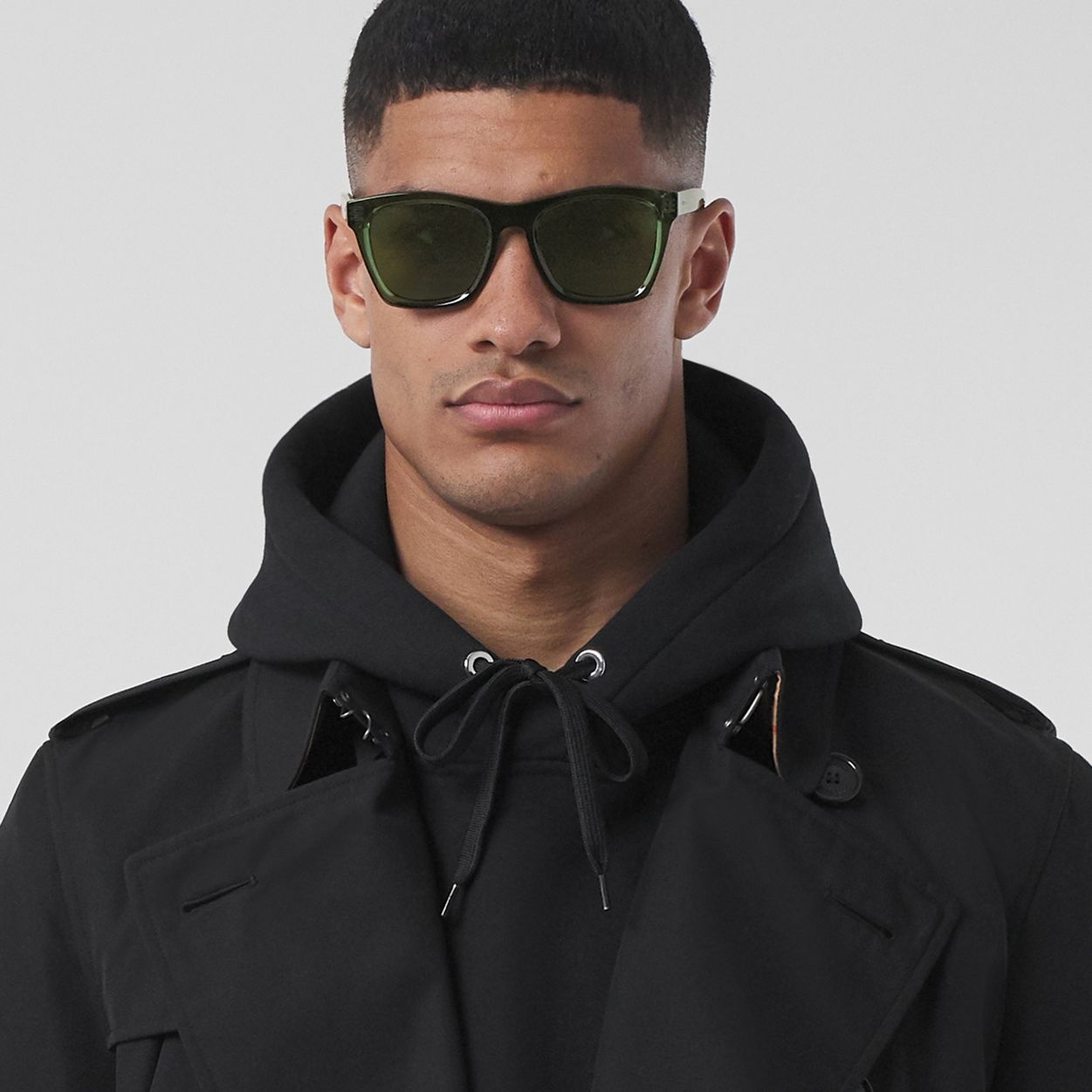 Logo Detail Square Frame Sunglasses - 3