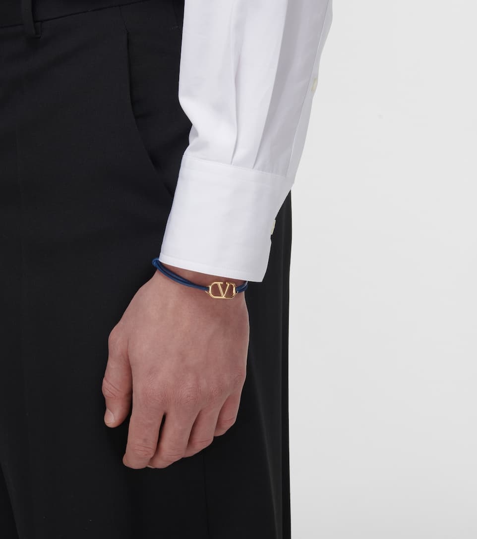 VLogo Signature leather bracelet - 2
