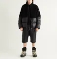 + Moncler Coyote Logo-Appliquéd Quilted Shell and Shearling Down Jacket - 12