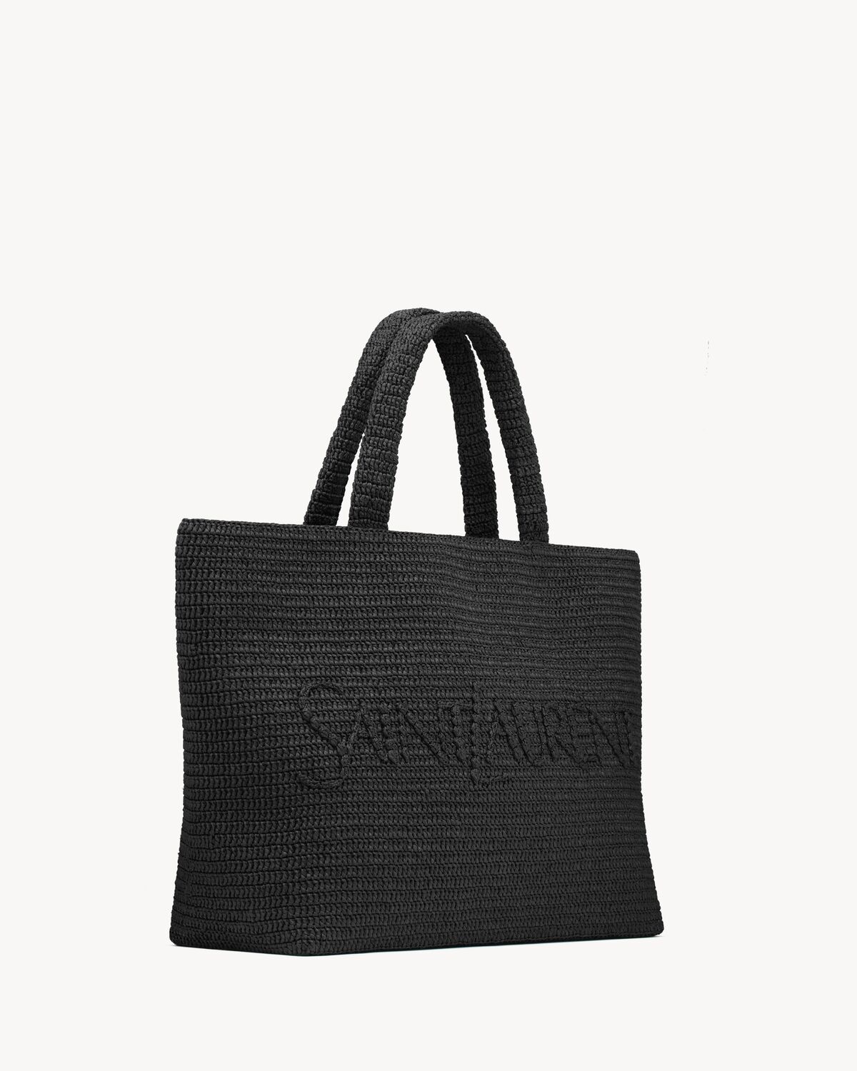 SAINT LAURENT TOTE IN RAFFIA - 5