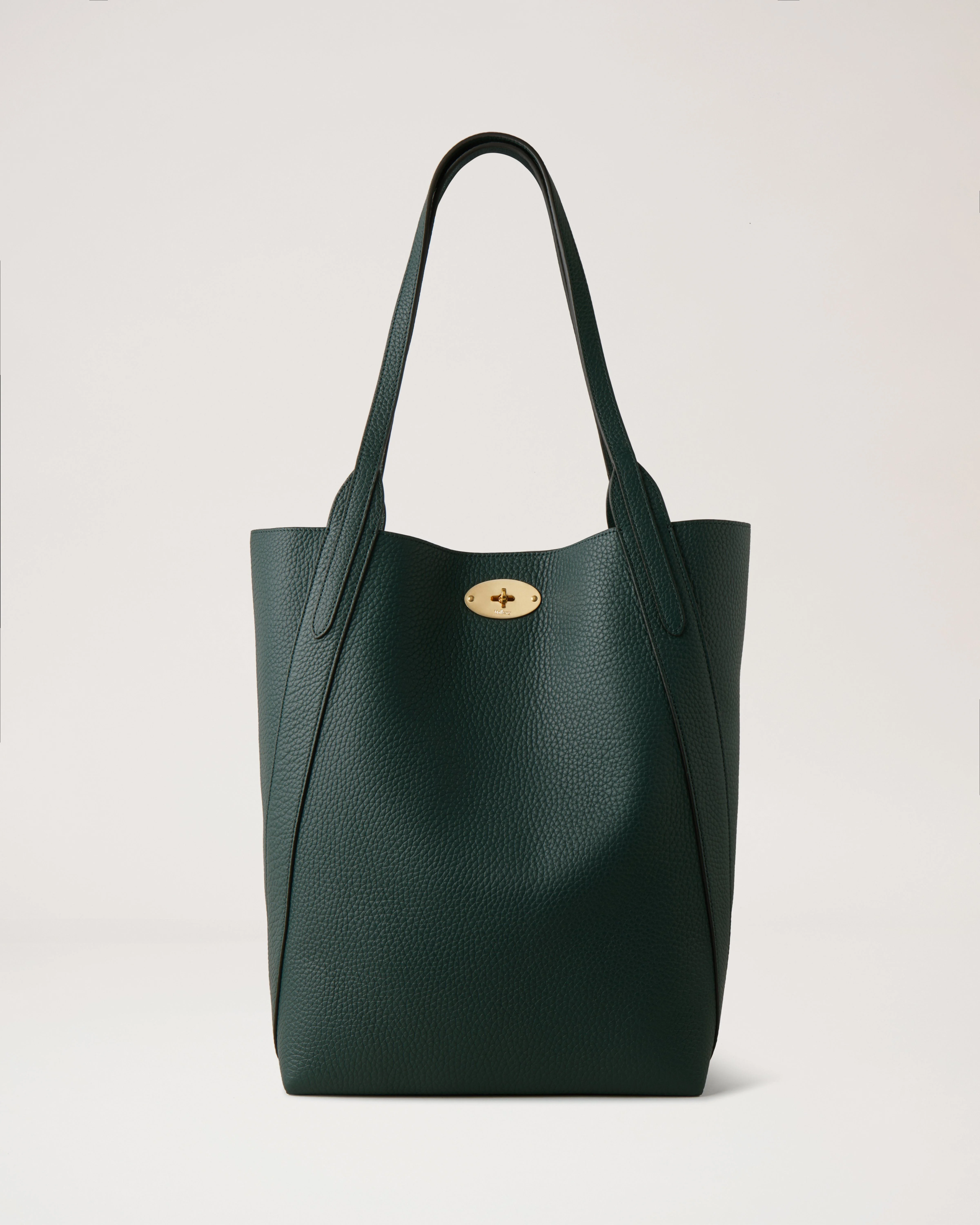 North South Bayswater Tote
Mulberry Green Heavy Grain - 1
