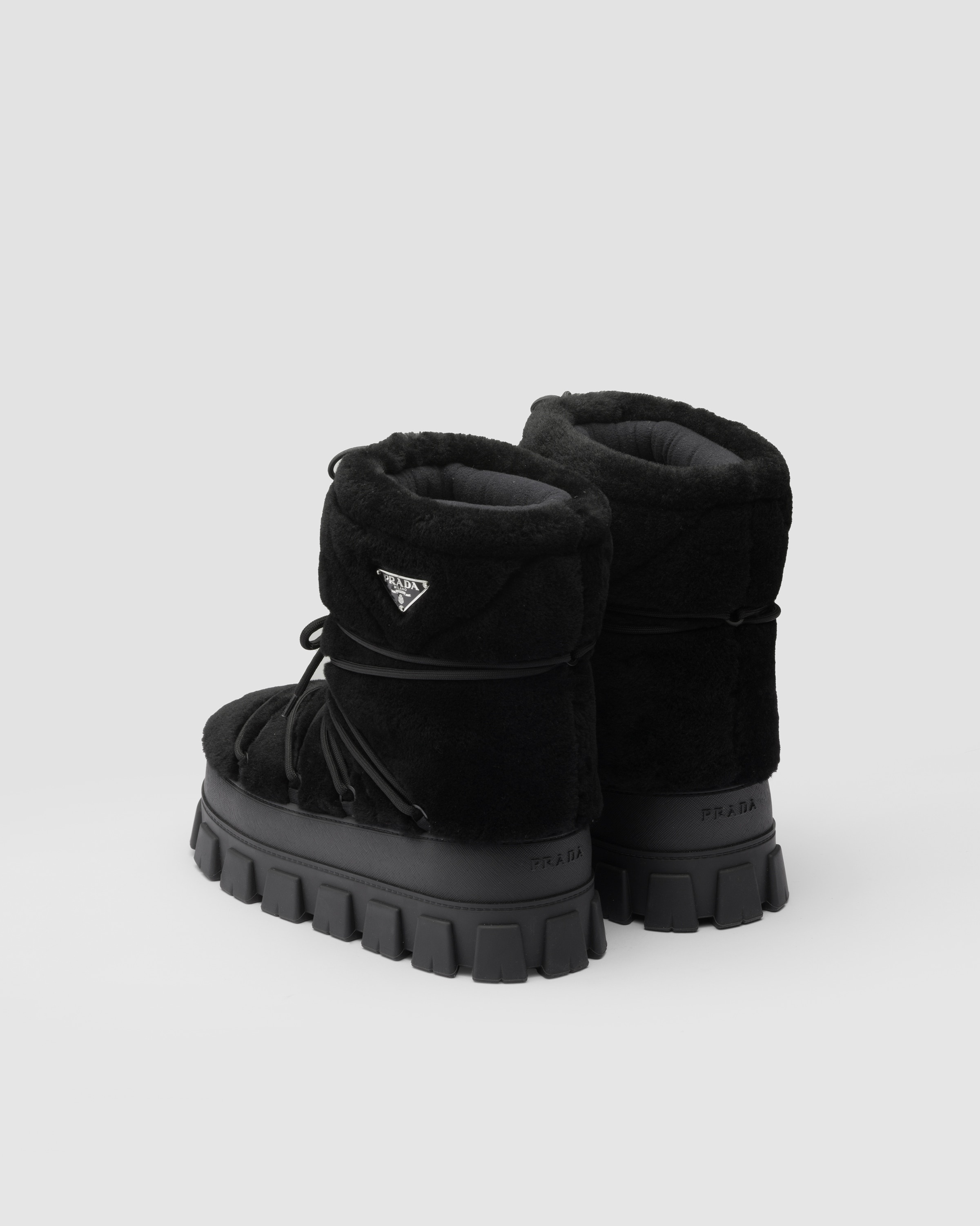 Shearling après ski booties - 4