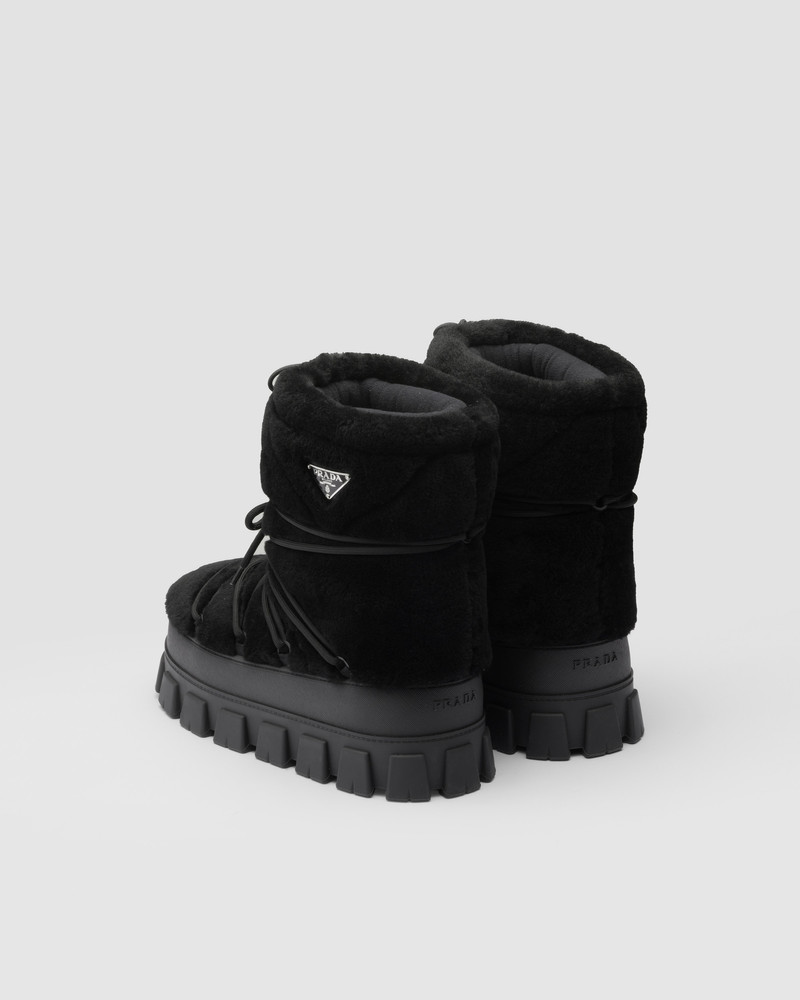 Shearling après ski booties 4