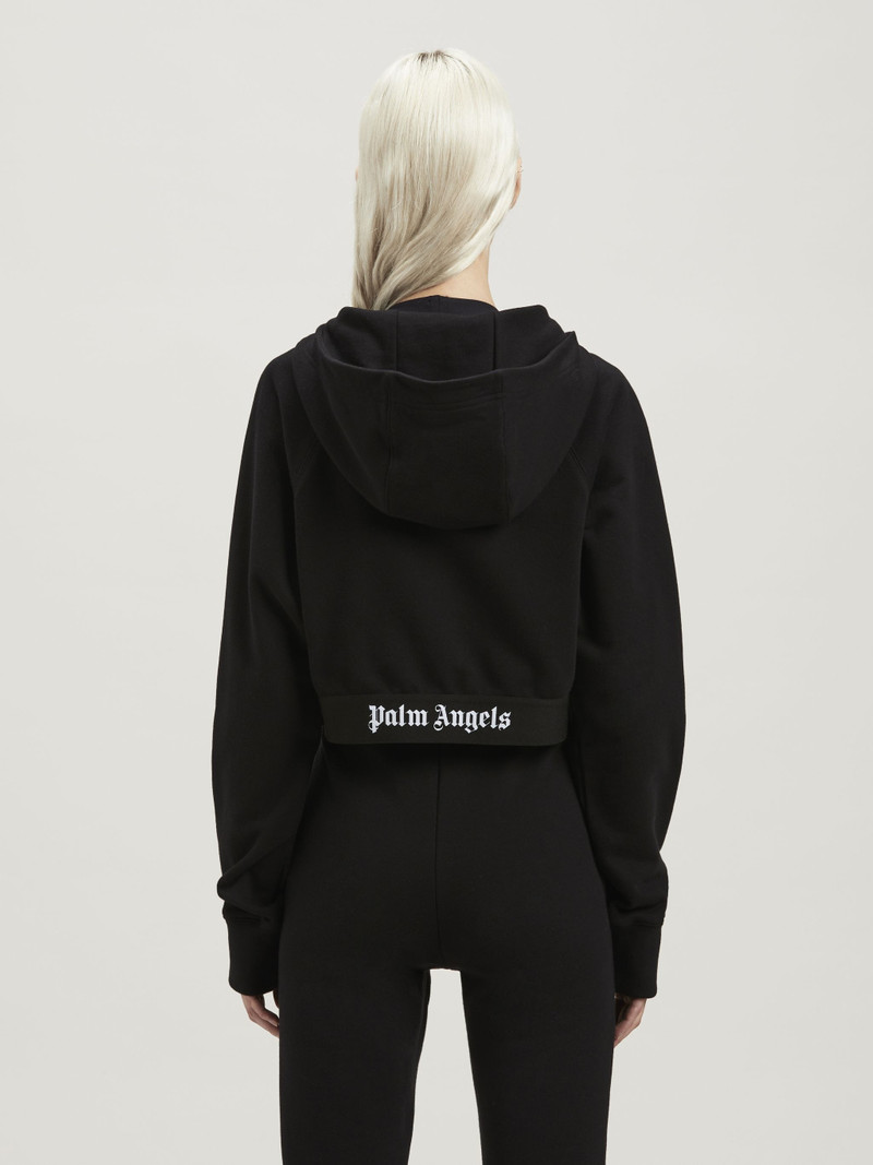 Logo Tape Zipped Hoodie 5