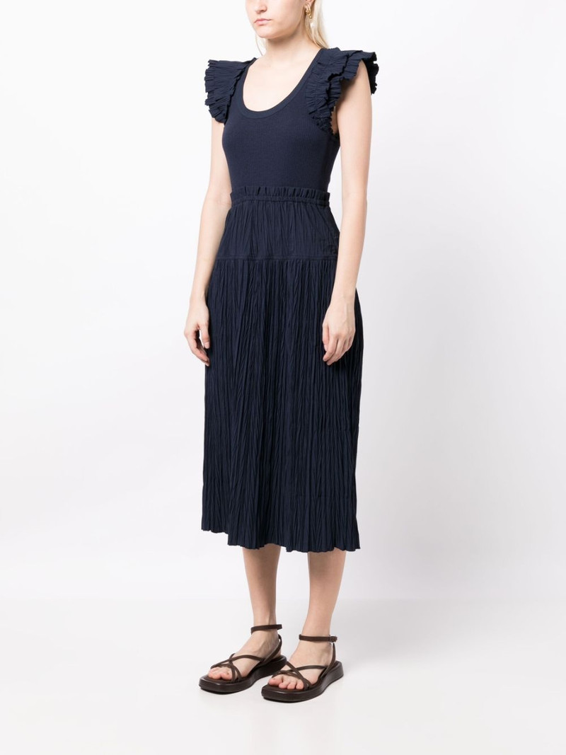 Virginia pleated midi dress 3