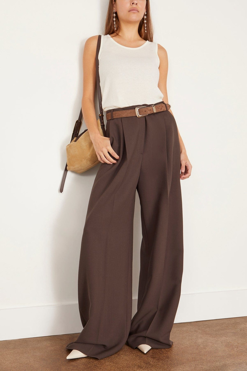 Loulou de Saison Alicudi Tank Top in Ivory outlook