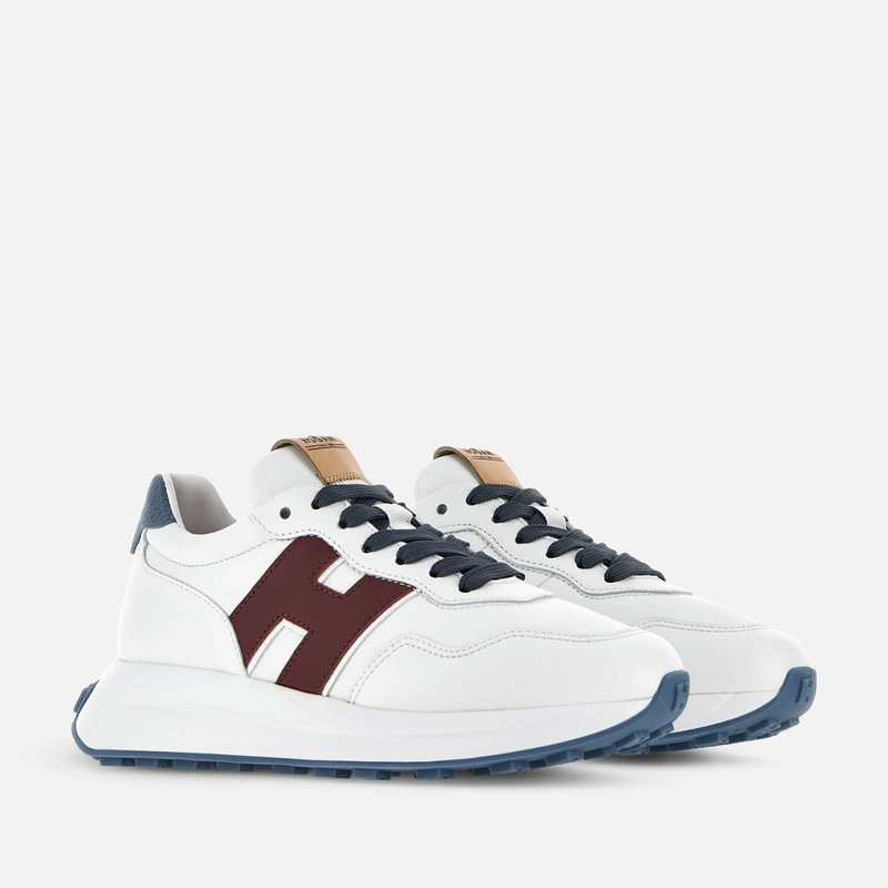Sneakers Hogan H641 White Blue Red 2