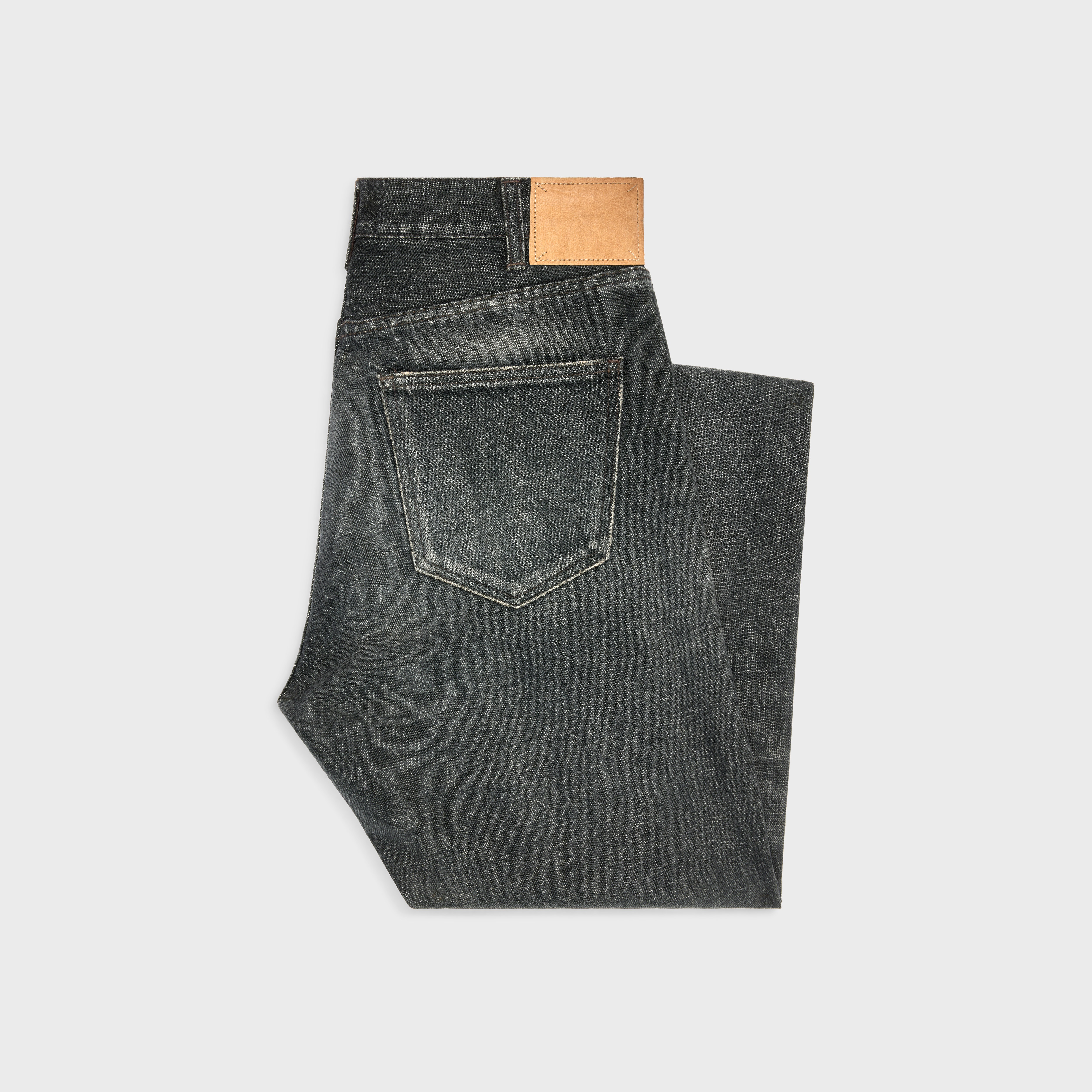 関税込 CELINE lulu jeans in raw wash black denim lulu jeans in raw wash black denim - RAW WASH | CELINE