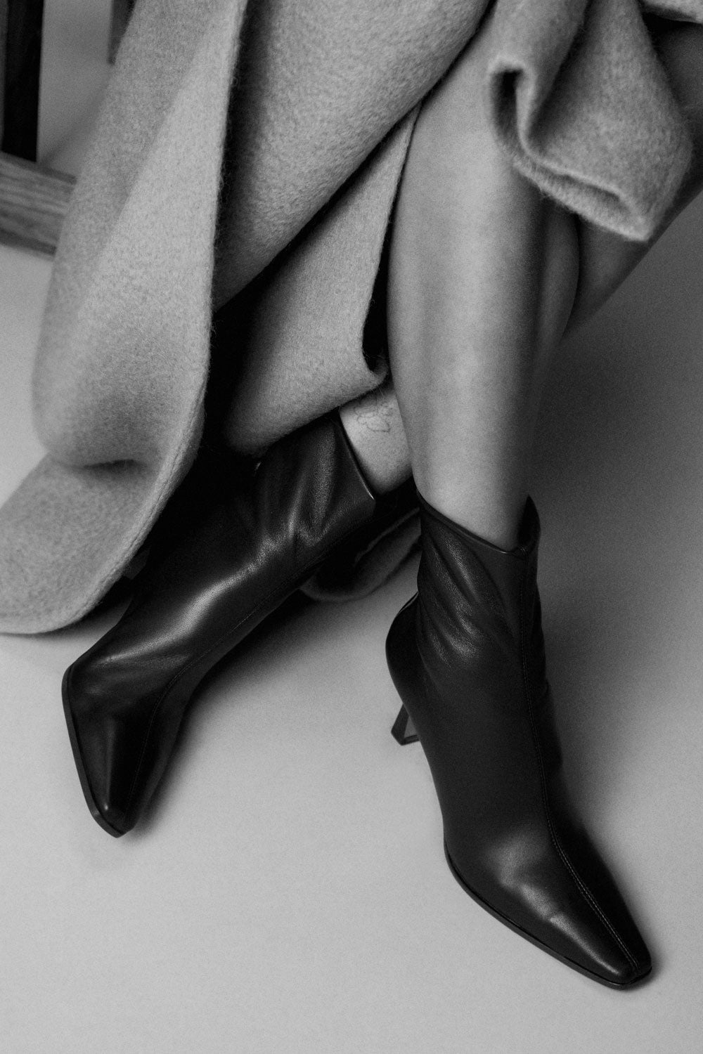 STRETCH BOOT IN BLACK NAPPA - 2